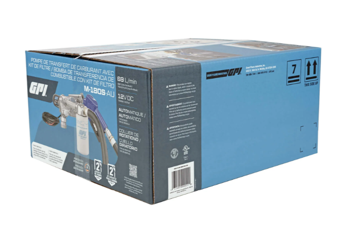 18 GPM 12V M-180® Series Fuel Transfer Pump   110612-02