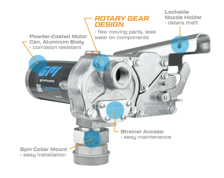 12GPM 115V M-1115® Series Fuel Transfer Pump   110000-87