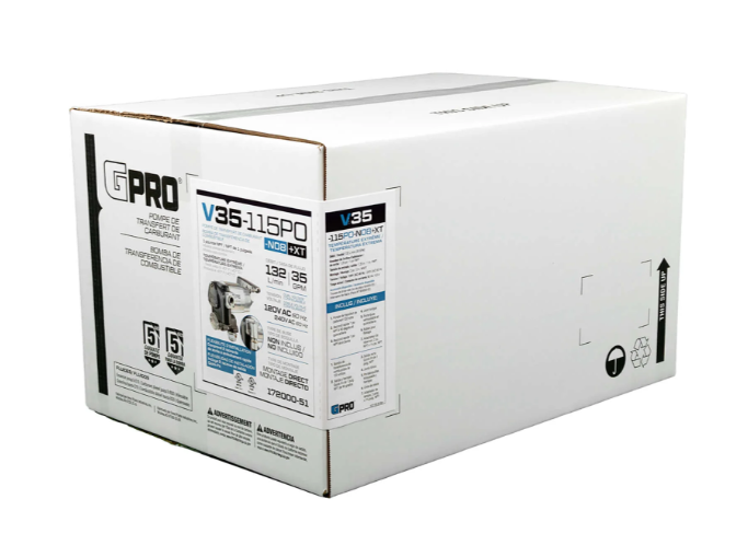 35 GPM 120V Extreme Temperature Rated V35® Series Fuel Transfer Pump   172000-51