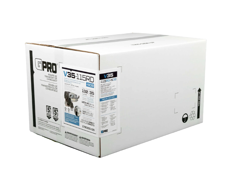 35 GPM 120V V35® Series Fuel Transfer Pump for Remote Dispenser   172000-05