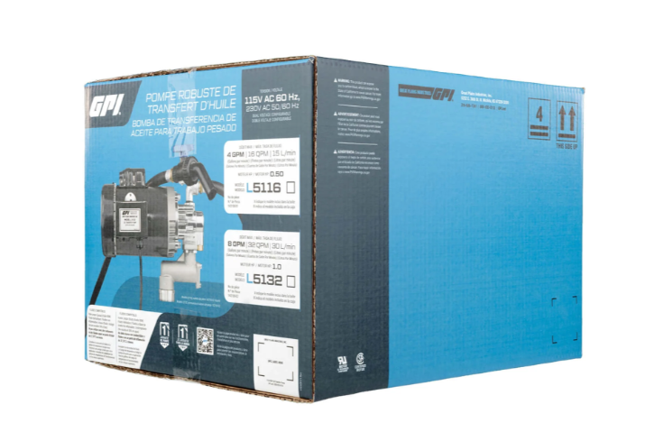 4 GPM 115/230V Heavy Duty Oil Transfer Pump   142100-01