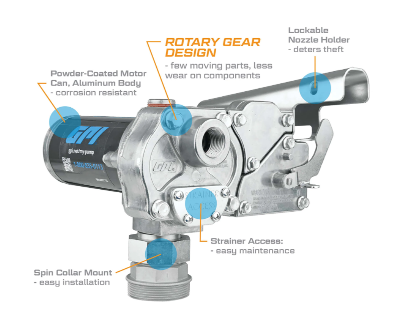 15 GPM 12V Methanol Transfer Pump   110700-01
