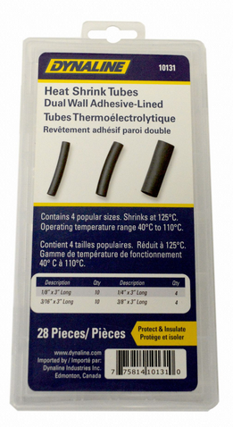 28 Pc. Dual Wall Shrink Tube Assortment  10130