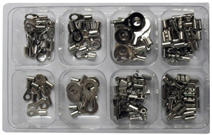 100 Pc. Non-Insulated High Temperature Terminal Assortment  6H-E
