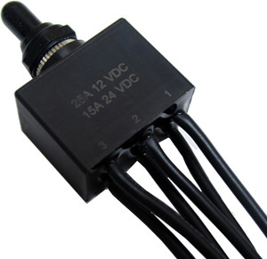 DPDT IP67 Sealed Momentary On-Off-On Switch  9464-11