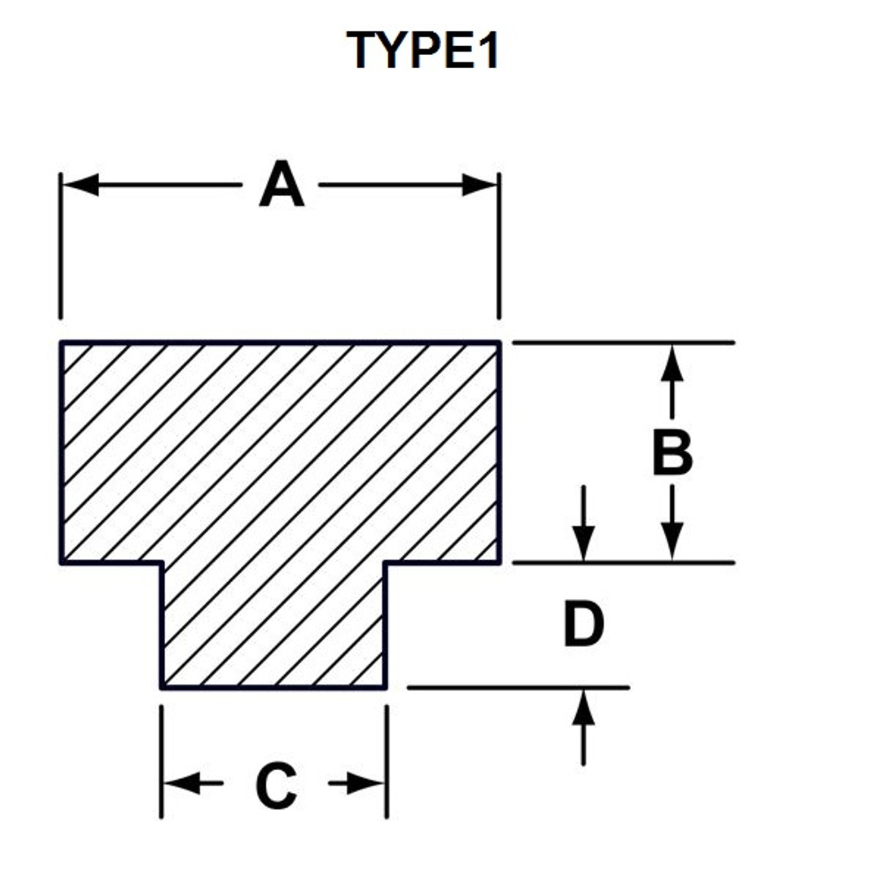 Step Type SAE 1/8 x 3/16 x 12" Zinc Plated Steel Keystock  SK-1-1