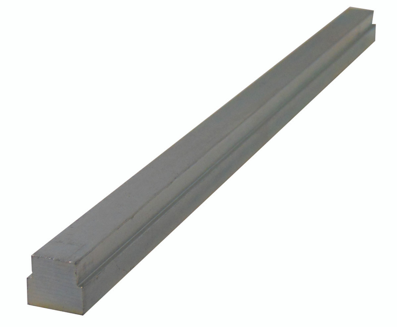 Step Type SAE 1/4 x 3/8 x 12" Zinc Plated Steel Keystock (full profile)  SK-6-2