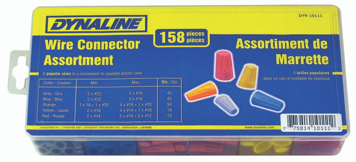 158 Pc. Marrette Wire Connectors Assortment  10111