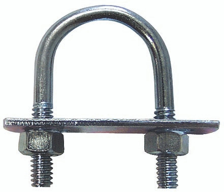 U-Bolt 1/4 x 2"  65142