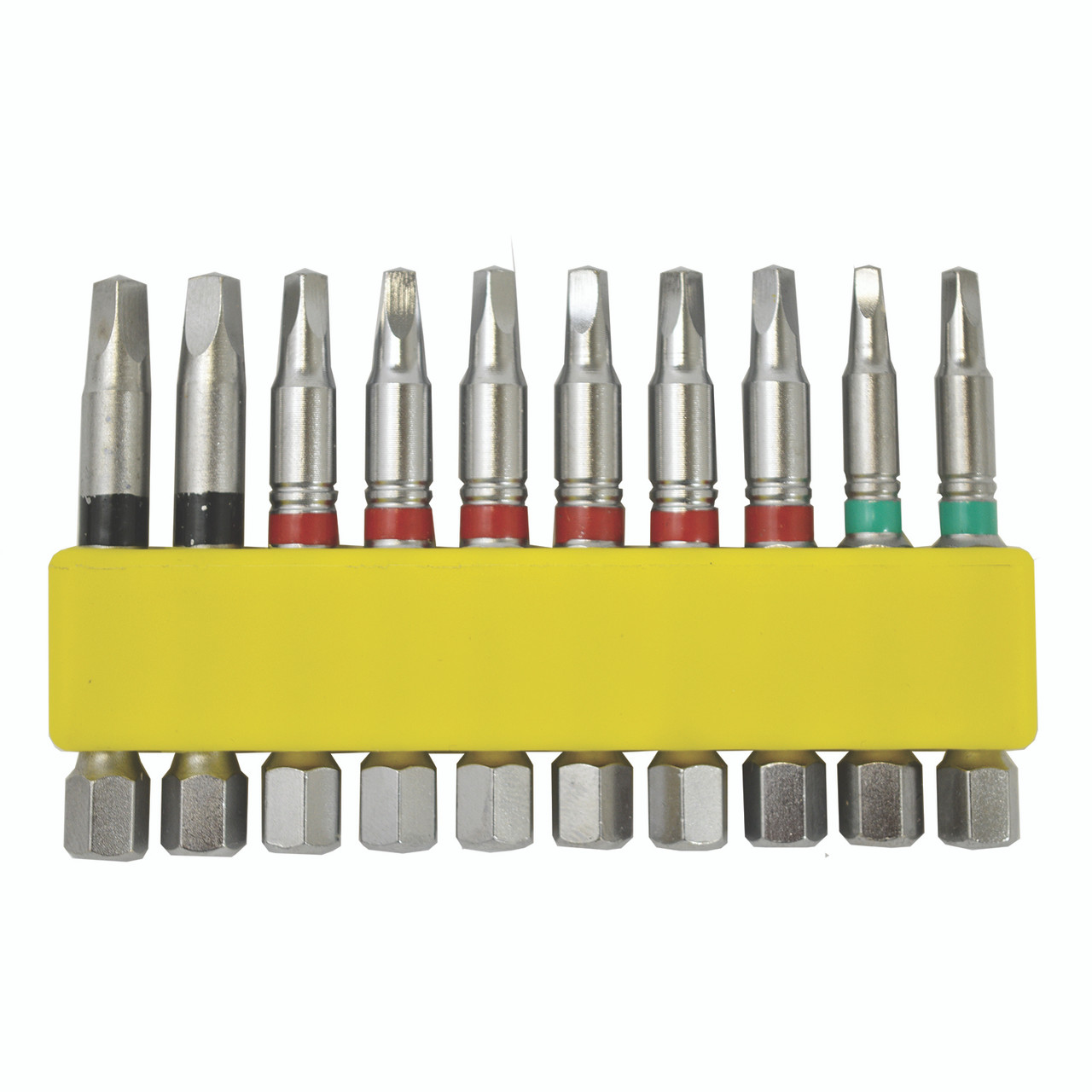 10 Pc. Assorted Robertson Power Bit Set 2"  711252