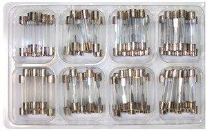 80 Pc. AGC Glass Fuse Assortment  6A-E