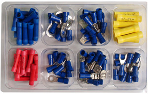 100 Pc. Solderless Terminal Assortment  6T-E