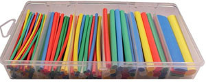 156 Pc. 4" Multi-Color Single Wall 2:1 Shrink Tube Assortment Kit  55-91