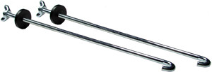 1 Pr. J-Style Battery Hold Down Bolts w/Washers & Nuts  871-PR