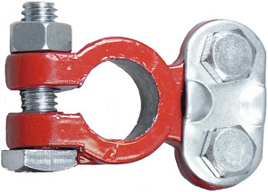 6-2/0 AWG Red Epoxied Lead Battery Terminal  880EP-11