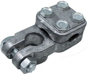 2-2/0 AWG Lead Negative 3-Way Fleet Battery Terminal  880MN-11