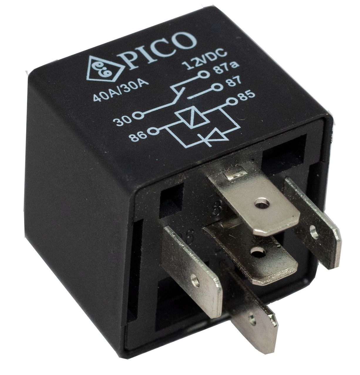 25 Pc. 12V @ 40/30A Relay w/Diode  917-35