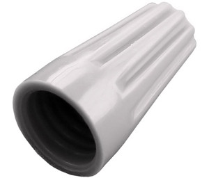 100 Pc. 300V Grey Wire Cap  1601-CS