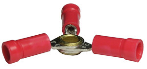 2 Pc. 22-18 AWG Vinyl Insulated 3-Way Connector  1720-BP