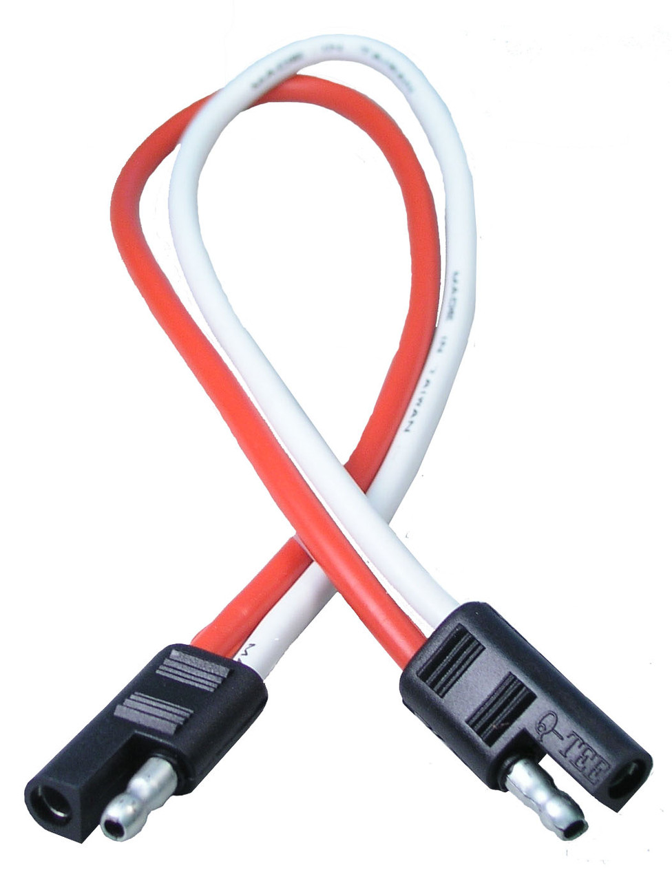 10 Pc. 10 AWG @ 42" Flat 2 Pin Trailer Connector  1877-34