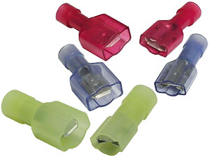 3 Pr. Nylon Fully Insulated Spade Connector Combo Pack  1886-91