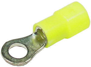 50 Pc. 12-10 AWG 1/2" Vinyl Insulated Ring Connector  1913-15