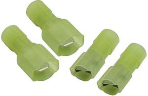 2 Pr. 12-10 AWG Nylon Fully Insulated Spade Connector Combo Pack  1966-BP