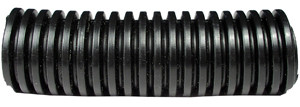 1-1/4" x 5' Black Polyethylene Convoluted Split Loom  5146-PK