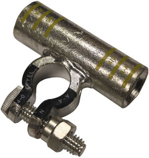 4/0 AWG Copper Negative Tee Splice Battery Terminal  5235-11