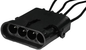 4 Cavity Weather Pack Shroud Pigtail  5698-11