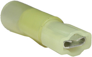 25 Pc. 12-10 AWG .250" Polyolefin Fully Insulated Heat Shrink Female Spade Connector  6065-15