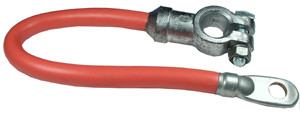 10 Pc. 1 AWG @ 72" Red Top Post Battery Cable  6220-5-34