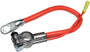 4 AWG @ 24" Red Top Post Battery Cable w/Lead  6258-BP