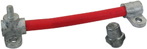 2/0 AWG @ 7" Red Dual Battery Stud Harness  6308-31