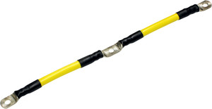 1/0 AWG @ 17" Black Premium Triple Battery Stud Harness  6502-31