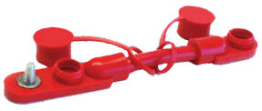2/0 AWG @ 8" Red Overmolded Dual Battery Harness  6611-31