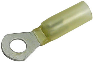5 Pc. 12-10 AWG #10 Polyolefin Insulated "Solder-Shrink" Ring Connector  6905-BP