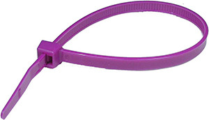 25 Pc. 4" 18 lb. Purple Standard Cable Tie  7063-9-PK