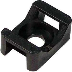 100 Pc. #6 Black Cradle Screw Mount  7084-0-36