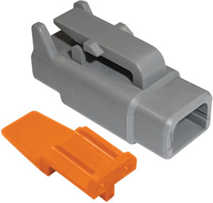 24-16 AWG 2-Way Deutsch "DTM" Plug & Wedgelock  7910-91