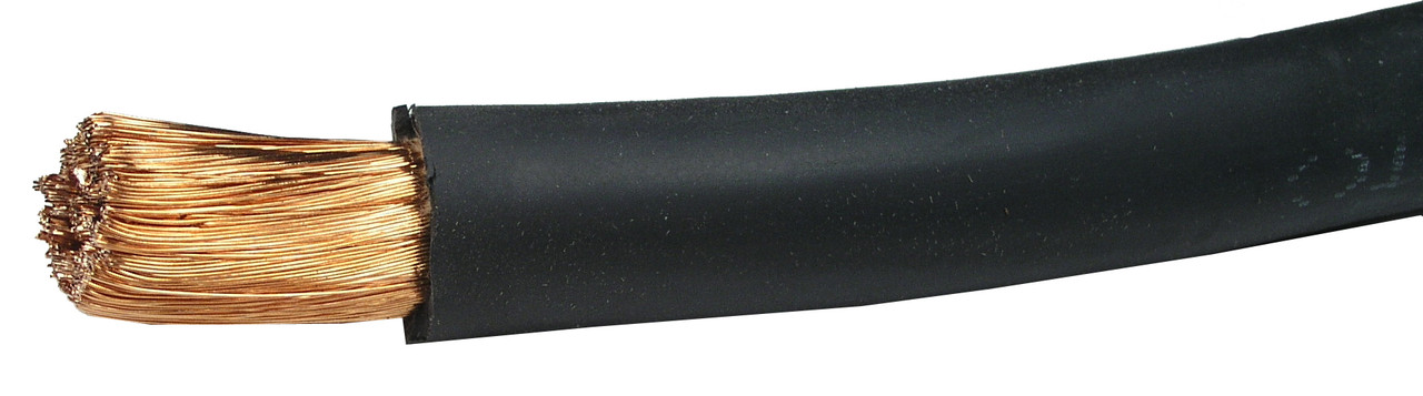 6 AWG @ 25' Black EPDM Insulated Welding Cable  8065-24
