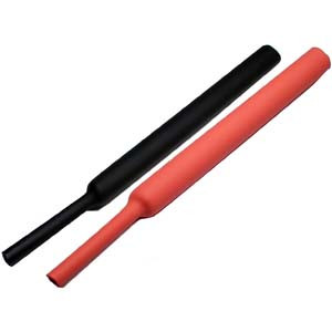 6 Pc. 1/2 ~ 1" x 6" Red & Black Shrink Tube Assortment  8251-K