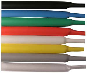 3/8" x 4' Yellow Single Wall General Purpose 2:1 Shrink Tube  8322-7-E