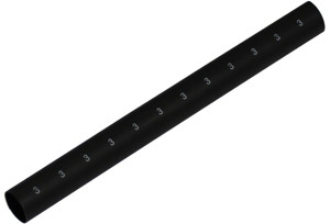 12mm x 6" Black Dual Wall Magmaflo 4:1 Shrink Tube  8363-41