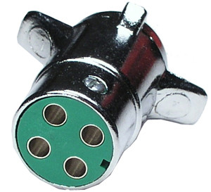 10 Pc.4 Pole Male Plug Trailer Connector  9472-34