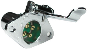 4 Pole Female Socket Trailer Connector  9473-BP
