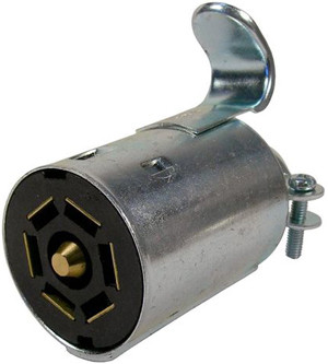 7 Pole Male Plug RV Trailer Connector  9484-11