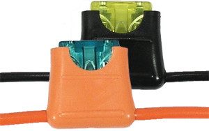 16 AWG @ 7.5A  Standard Fuse & Fuse Holder Combo Pack  9863-91