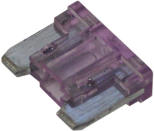 25 Pc. 3A Violet Min Blade Low Profile Fuses  9941-35