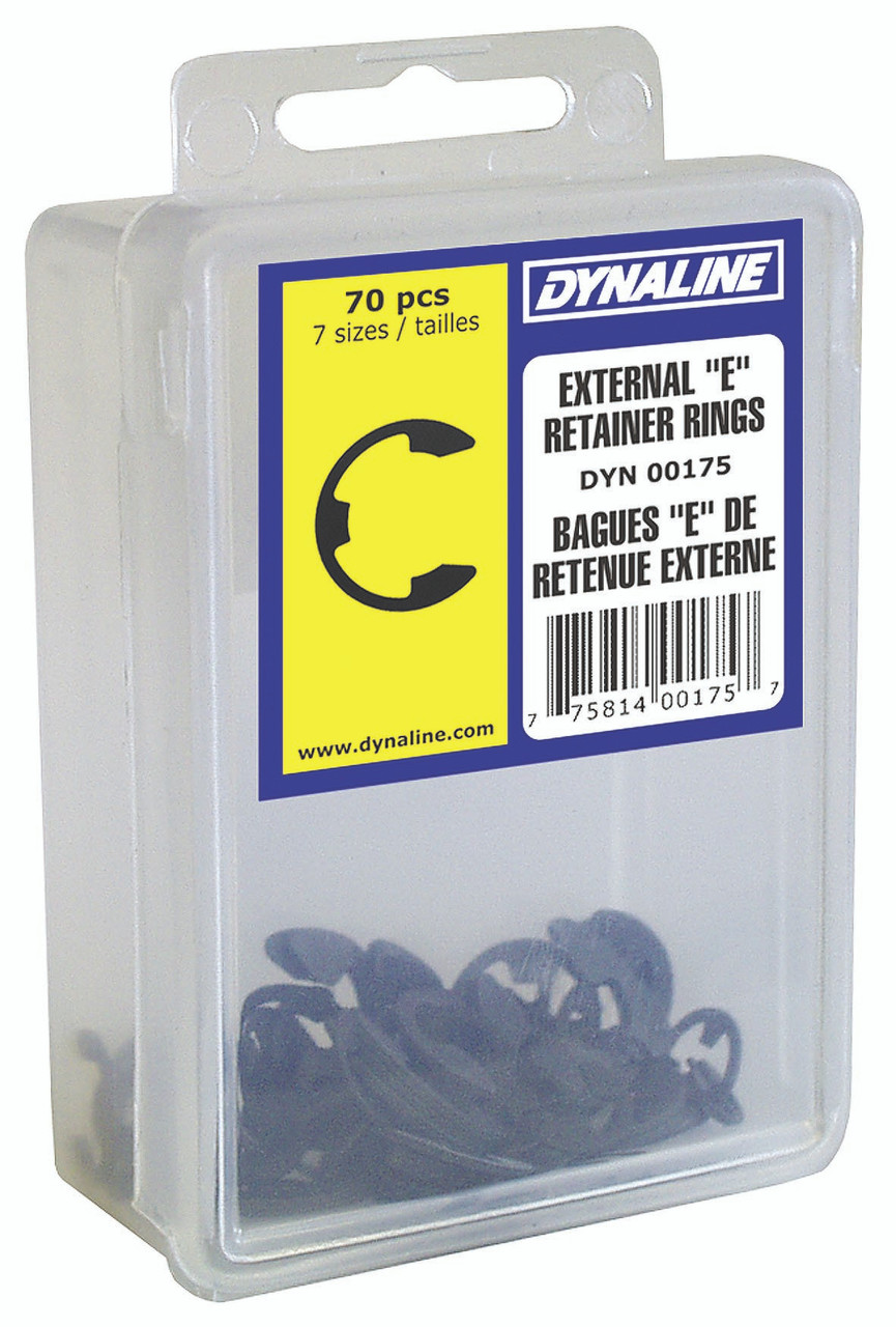 70 Pc. E-Retainer Ring Dynakit  00175